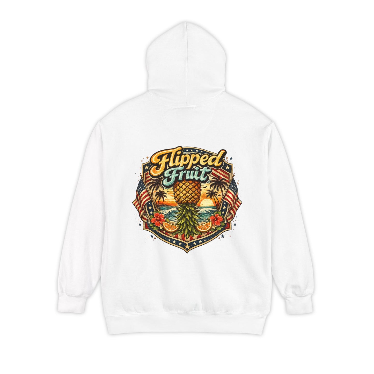 Hoodie — Flipped Fruit Tropical Pineapple Graphic Pullover