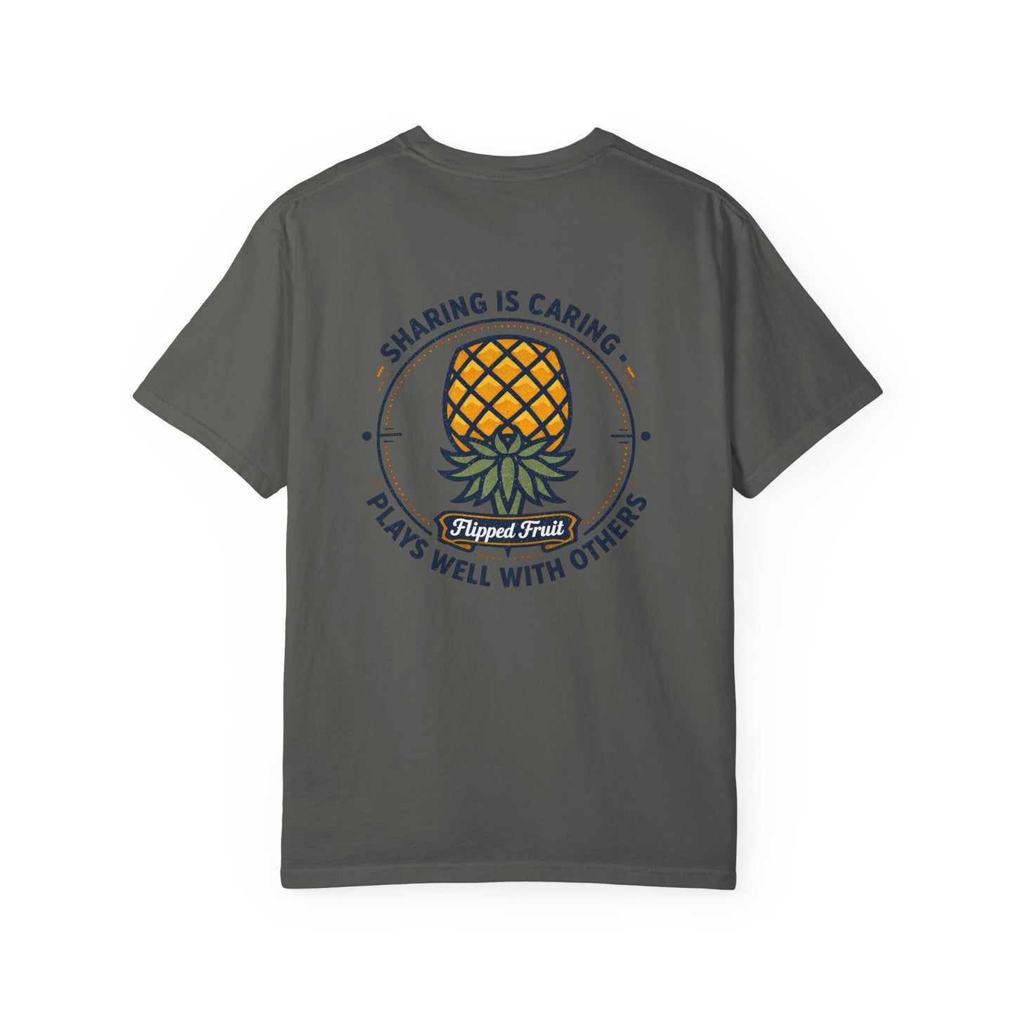 T-Shirt — 'Sharing Is Caring' Pineapple Graphic Tee
