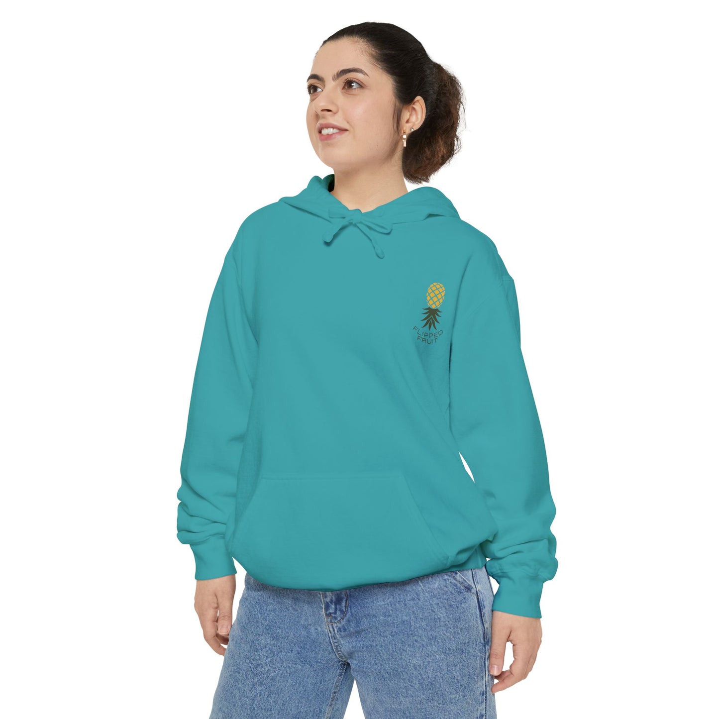 Hoodie — Flipped Fruit Tropical Pineapple Graphic Pullover
