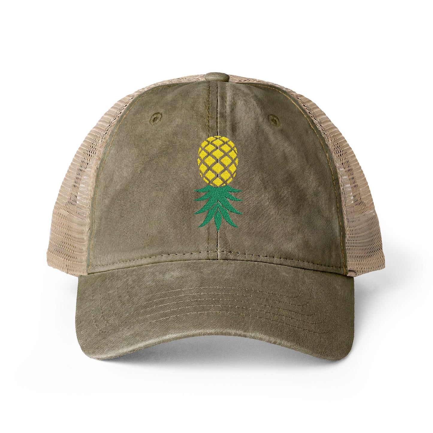 Women's Washed Mesh-Back Cap
