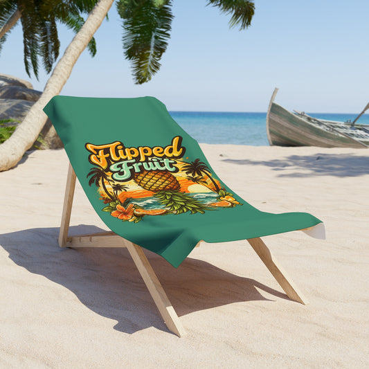 Flipped Fruit - Pineapple Beach Towel