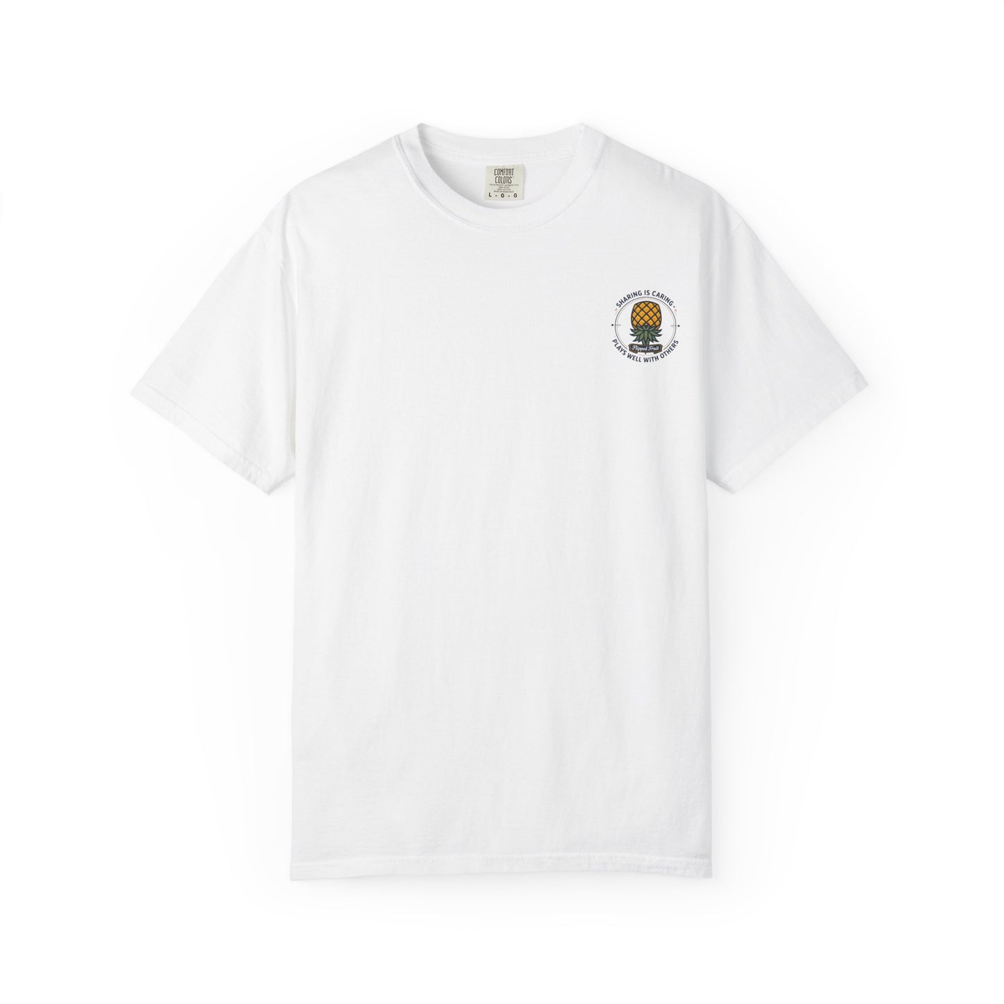 T-Shirt — 'Sharing Is Caring' Pineapple Graphic Tee