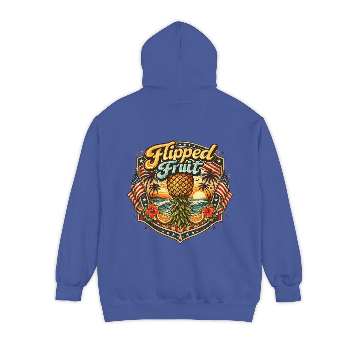 Hoodie — Flipped Fruit Tropical Pineapple Graphic Pullover