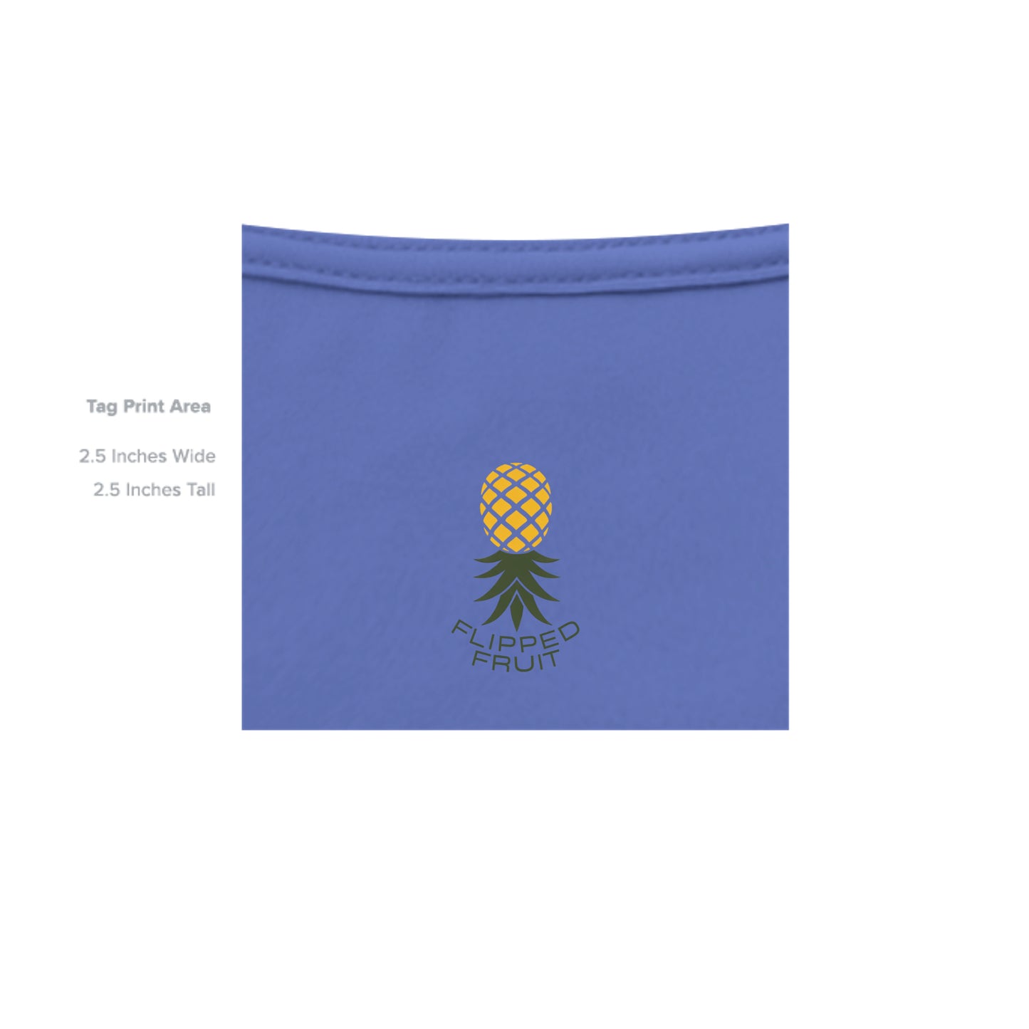 Solid True Royal Triblend - 3413C - INSIDE_TAG_LINE