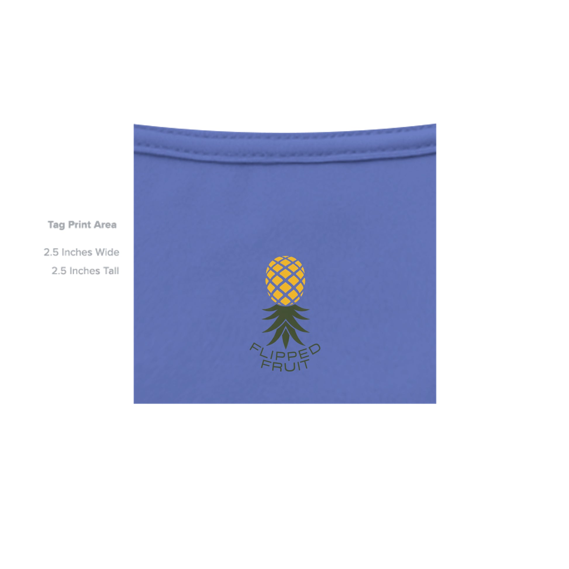 Solid True Royal Triblend - 3413C - INSIDE_TAG_LINE